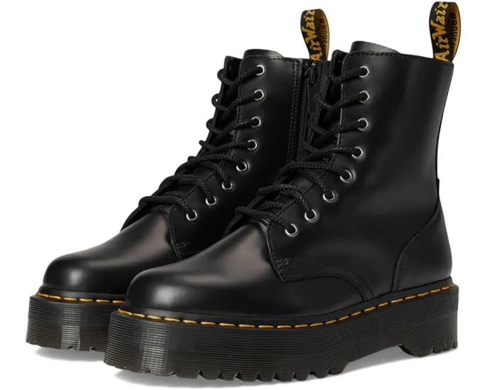 Ботинки Dr. Martens Jadon Smooth Leather на платформе с восемью люверсами