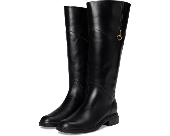 Naturalizer Сапоги для верховой езды 27 Edit Oslo Wide Calf с декоративной пряжкой