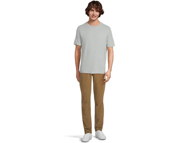 Футболка Vince Short Sleeve Crew из пима-хлопка с рельефным узором