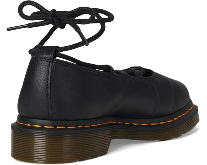 Балетки Elphie II от Dr. Martens с острым носком и шнуровкой