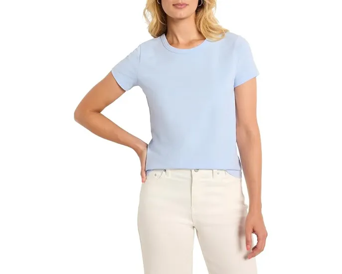 NIC+ZOE Футболка Perfect Knit Crew Neck с круглым вырезом