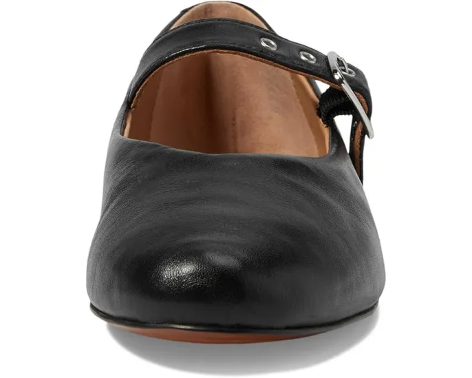 Балетки Madewell Hera Grommet Mary Jane из натуральной кожи с пряжкой