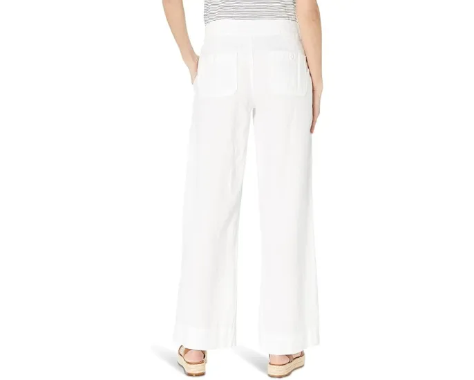Широкие брюки Lauren Ralph Lauren из льна для невысоких ростов