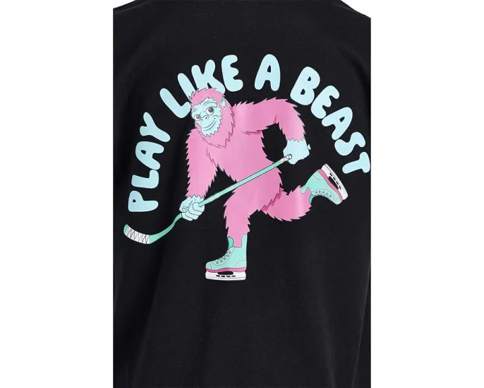 Футболка ChalkTalk SPORTS Kids для хоккея с принтом Play Like a Beast