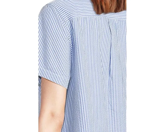 Рубашка L.L.Bean Vacationland из ткани пике с короткими рукавами и застежкой на пуговицах