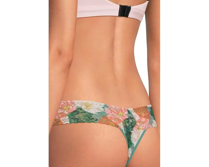 Трусы Hanky Panky Signature Lace с заниженной посадкой и принтом