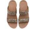 Блестящие сандалии-слайды FitFlop Lulu с двумя ремешками