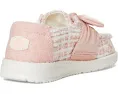 Hey Dude Kids Wendy Bow Tweed детские слипоны из твида с атласным бантом