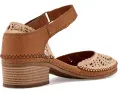 Босоножки Spring Step Eveline на каблуке с тиснением бежевые