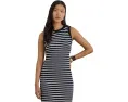 Платье-футляр Striped Snap-Trim Ponte Sheath в полоску Lauren Ralph Lauren