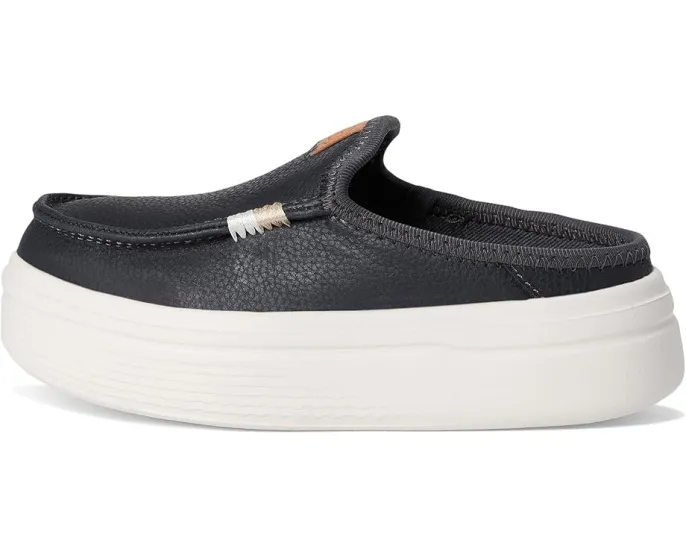 Детские кроссовки Hey Dude Kids Austin Lift Y Leather на платформе с гибкой подошвой