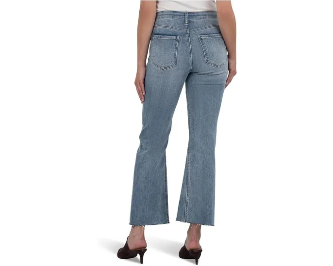 Джинсы KUT from the Kloth Kelsey с высокой посадкой и расклешенными штанинами