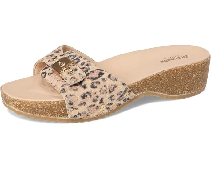 Сандалии Dr. Scholl's Original Flex Slide с кожаным верхом и стелькой для комфорта