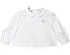 Блузка Burberry Kids Cora Long Sleeve с длинным рукавом и рюшами на воротнике