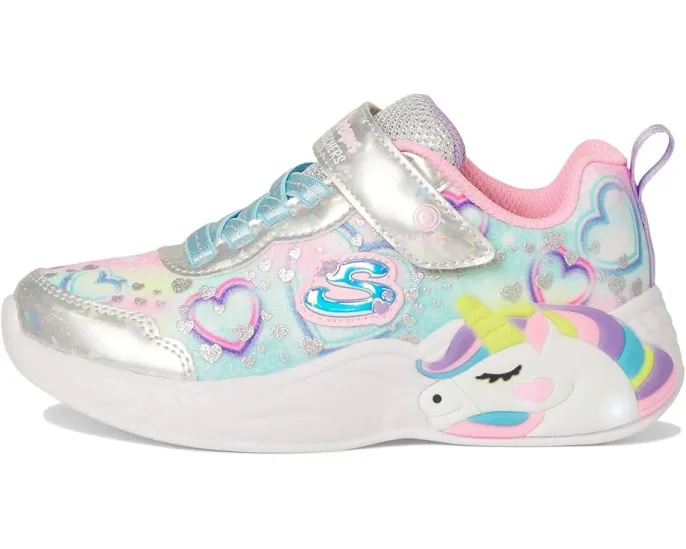 Детские кроссовки SKECHERS KIDS Unicorn Dreams с подсветкой и амортизацией
