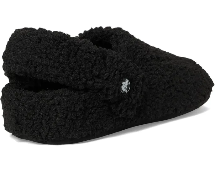 Классические тапочки Crocs Cozzzy с искусственным мехом и противоскользящей подошвой