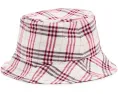 Burberry Kids ведро шляпа с клетчатым узором из хлопка