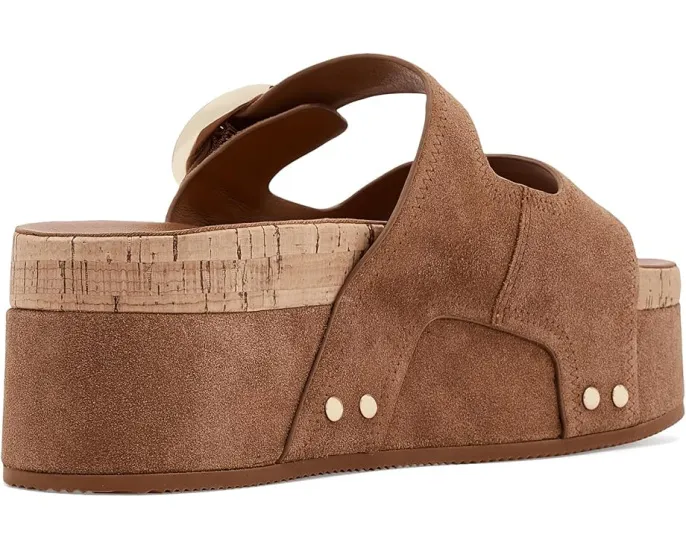 Сандалии Halo Platform Footbed с пряжкой на танкетке от Kate Spade New York