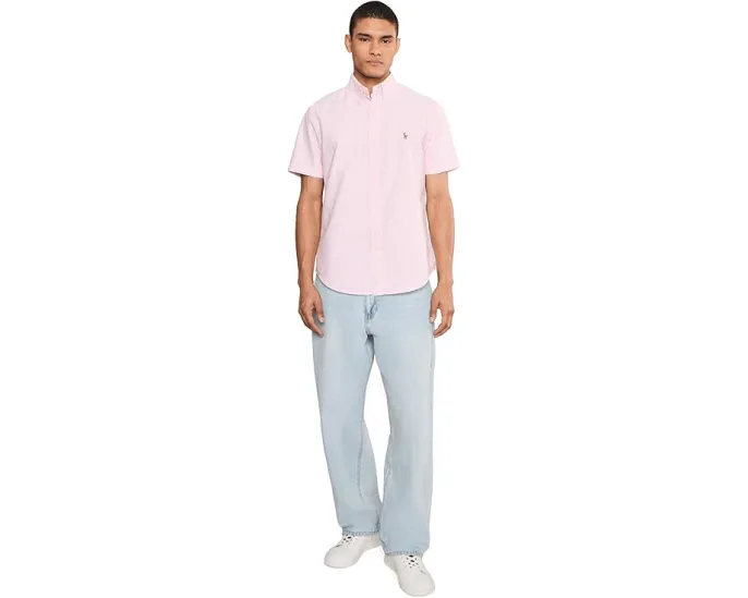 Классическая полосатая оксфордская рубашка Polo Ralph Lauren
