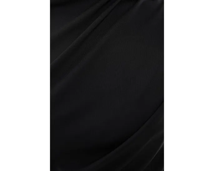 Топ Lauren Ralph Lauren Shirred Stretch Jersey Mock Neck с имитацией воротника