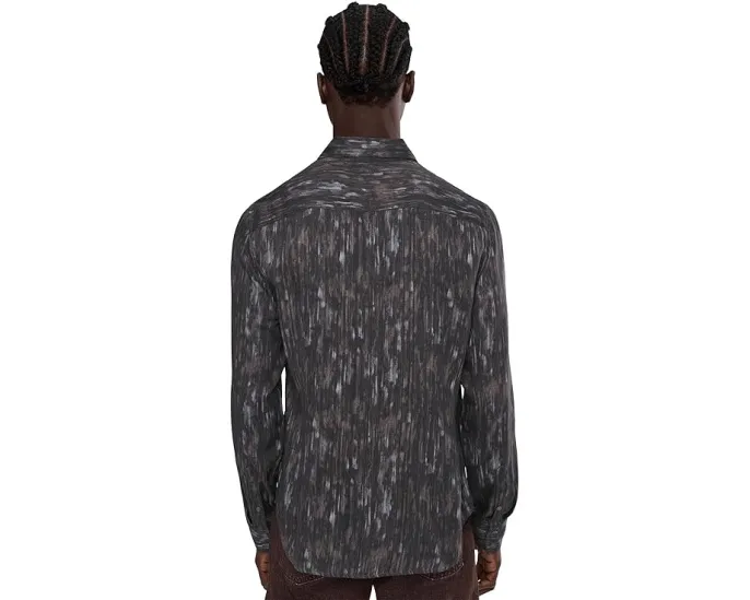 Рубашка John Varvatos Ross из модала с расстегивающимися манжетами