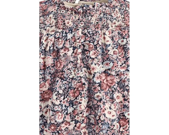 Платье с рюшами и цветочным принтом Janie and Jack для девочки