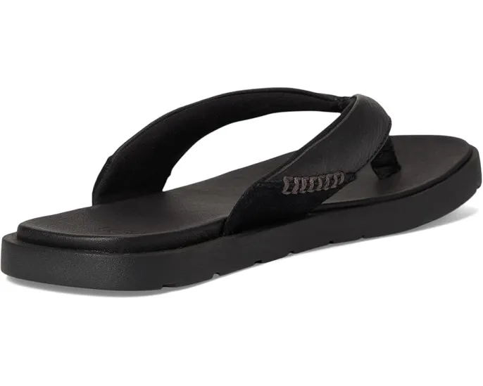 Сланцы UGG Seaside II Flip с ремешками из натуральной кожи и стелькой ЭВА