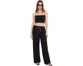 Штаны Free People Day Drift с цветочной вышивкой и широким кроем