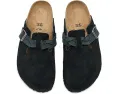 Сабо Birkenstock Boston Braid из замши с регулируемым ремешком
