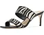 Босоножки Sutton Zebra Haircalf от Cinq à Sept с квадратным носком