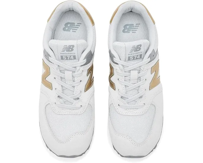 Детские кроссовки New Balance 574 с верхом из замши и сетки