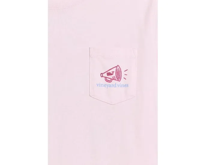Детская футболка Vineyard Vines с коротким рукавом и нагрудным карманом