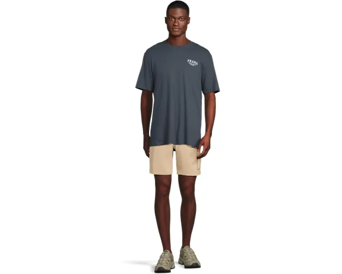 Шорты Prana Stretch Zion с защитой UPF 50+ и быстросохнущей тканью