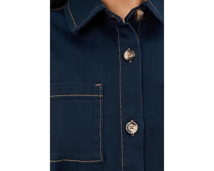 Платье Vince Camuto без рукавов с воротником и поясом