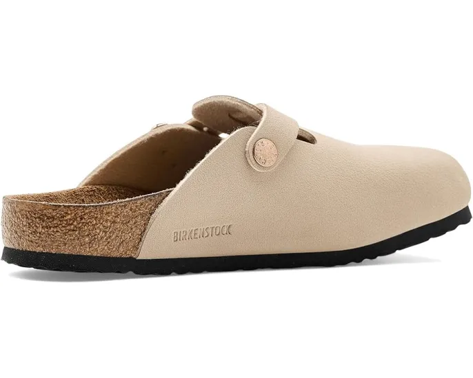 Детские сабо Birkenstock Kids Boston Flower Buckle с цветочной пряжкой и пробковой стелькой