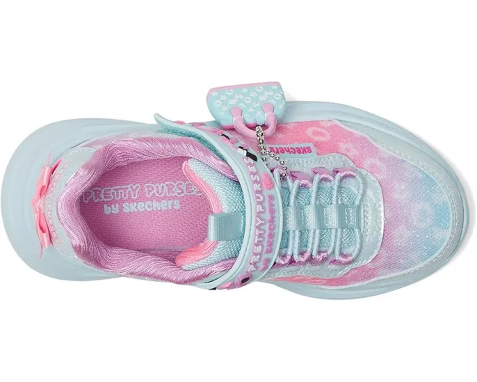 Детские кроссовки SKECHERS KIDS Power Jams 2.0 с подсветкой и сердечками