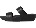 Сланцы FitFlop Lulu Leather с анатомической стелькой и клиновидным каблуком