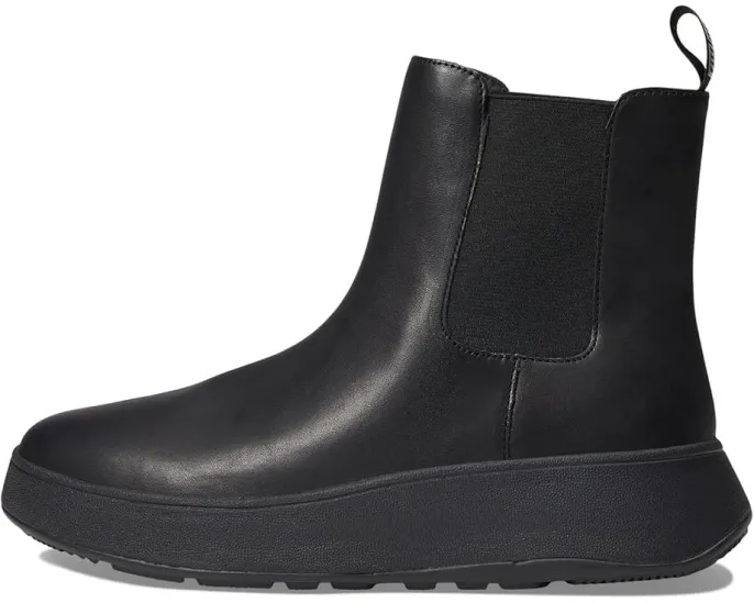 Chelsea-сапоги FitFlop F-Mode Leather Flatform на платформе