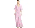 Lilly Pulitzer Платье макси Parigi с запахом и рукавами кимоно