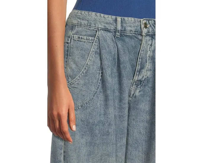 Джинсы Heartland Baggy с прямым кроем и низкой посадкой Free People