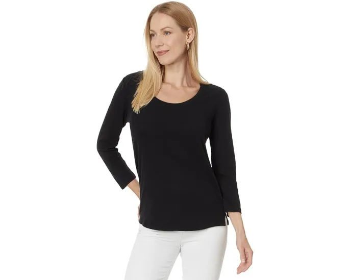 Tommy Bahama Ashby Isles Rib топ с круглым вырезом и 3/4 рукава