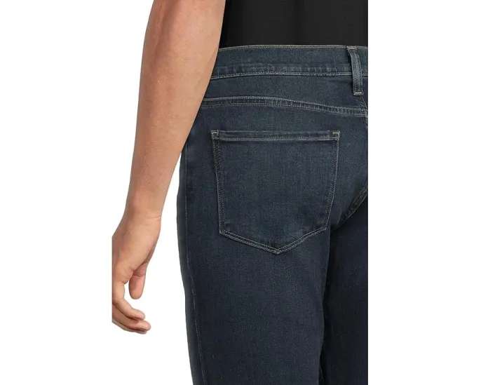 Джинсы Paige Federal Transcend Vintage Slim Straight Fit в оттенке Andros с эффектом винтажа