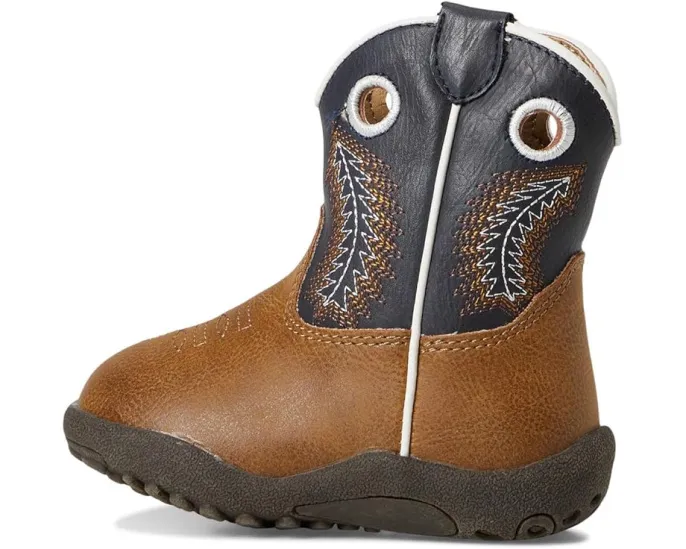 Roper Kids Cowbabies Walker вестерн-ботики для первых шагов из искусственной кожи