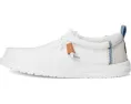 Кроссовки Hey Dude Wally Summer Linen с кожаными кисточками и круглым носком