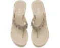 Сандалии GUESS Sutton с клиновидным каблуком и декоративными цепочками