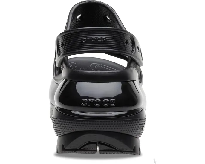 Сандалии Crocs Classic Mega Crush на платформе с двумя ремешками
