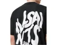 Футболка Orlando Short Sleeve Crew от AllSaints из хлопка с прямым подолом