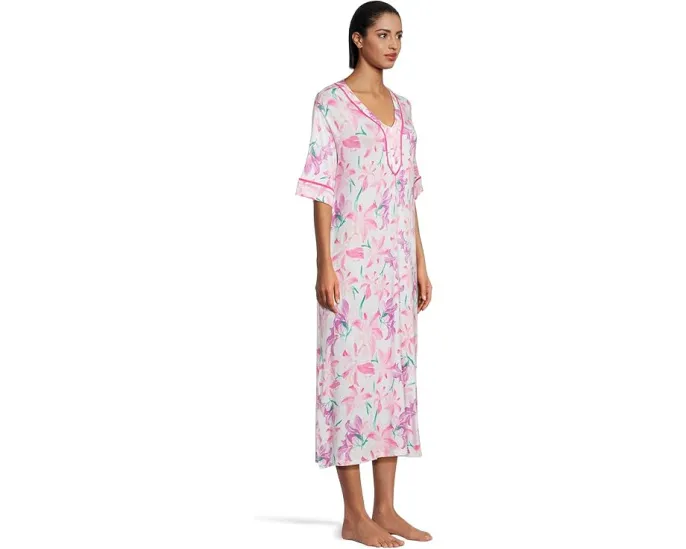 Кафтан Tommy Bahama для женщин с цветочным принтом и V-образным вырезом