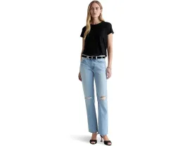 Джинсы AG Jeans Sandra Slim Straight с низкой посадкой