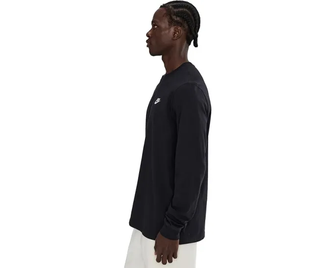 Nike футболка NSW Tee Long Sleeve Embroidered Futura Black/White